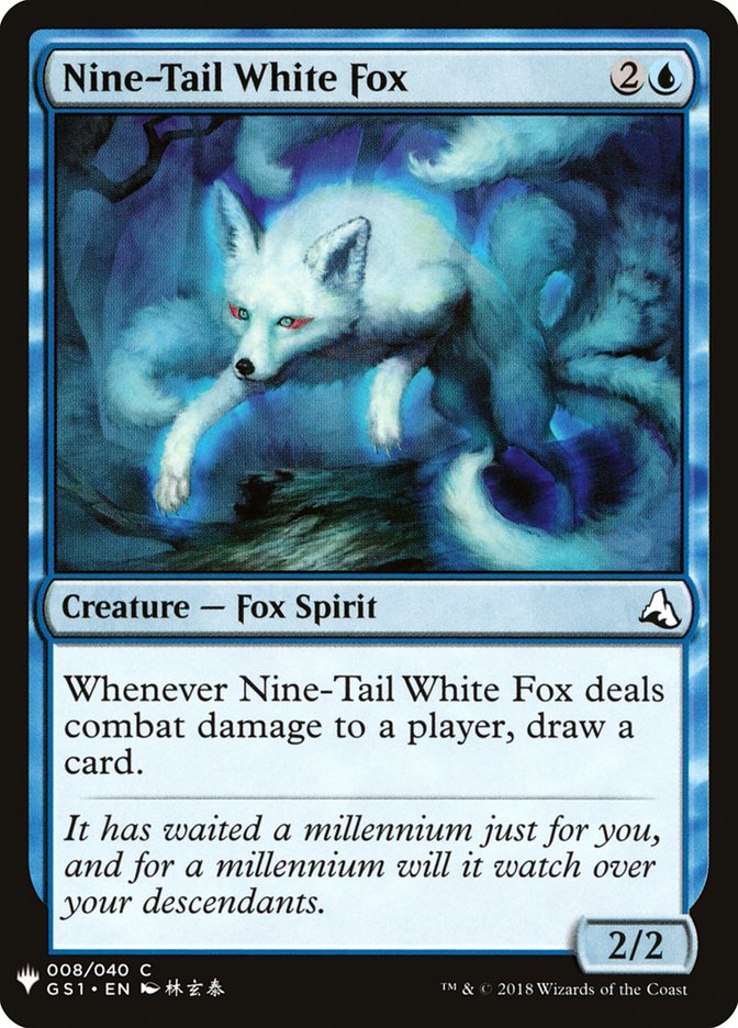 Nine-Tail White Fox [Mystery Booster] | Pegasus Games WI