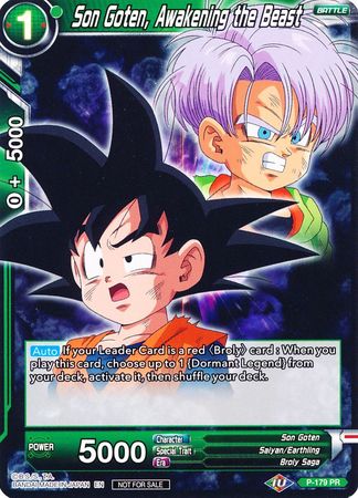 Son Goten, Awakening the Beast (P-179) [Promotion Cards] | Pegasus Games WI