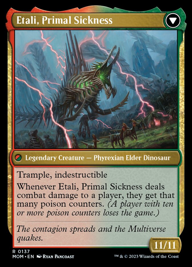 Etali, Primal Conqueror // Etali, Primal Sickness [March of the Machine] | Pegasus Games WI