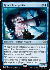 Glitch Interpreter [Duskmourn: House of Horror Commander] | Pegasus Games WI