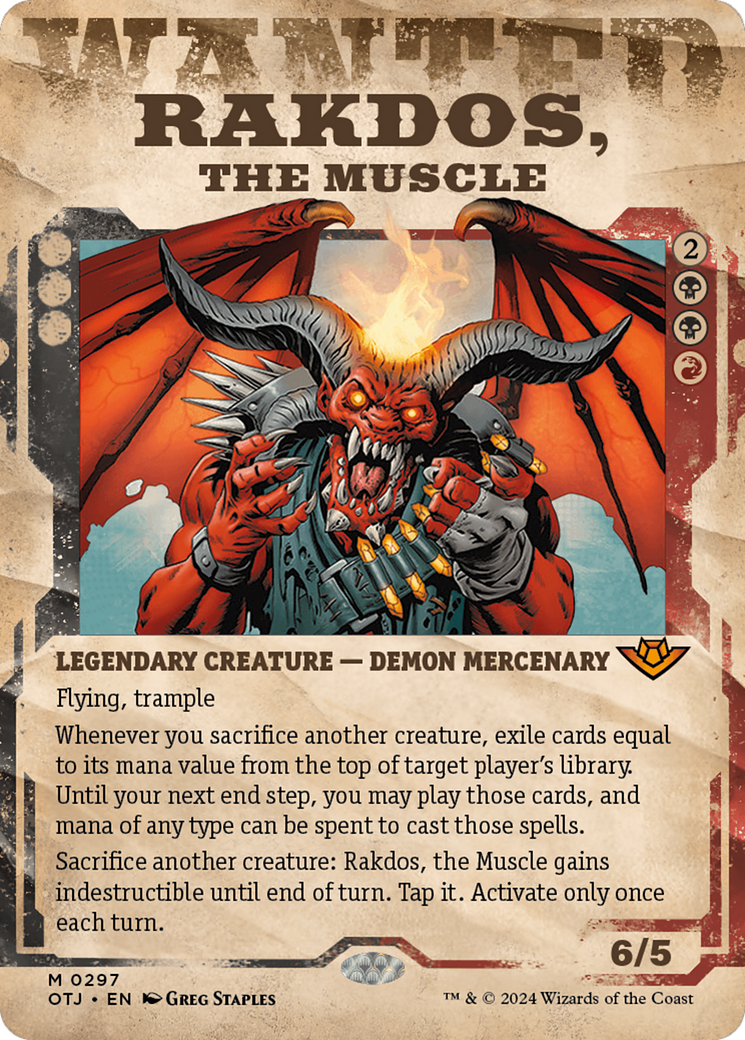 Rakdos, the Muscle (Showcase) [Outlaws of Thunder Junction] | Pegasus Games WI