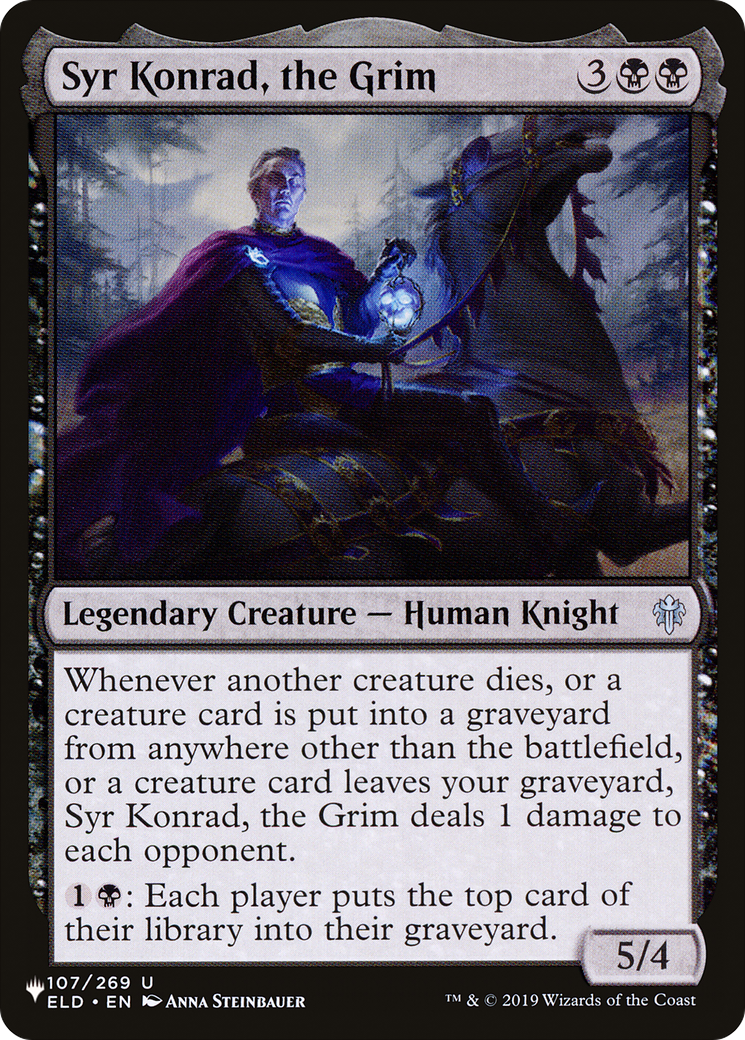 Syr Konrad, the Grim [The List] | Pegasus Games WI