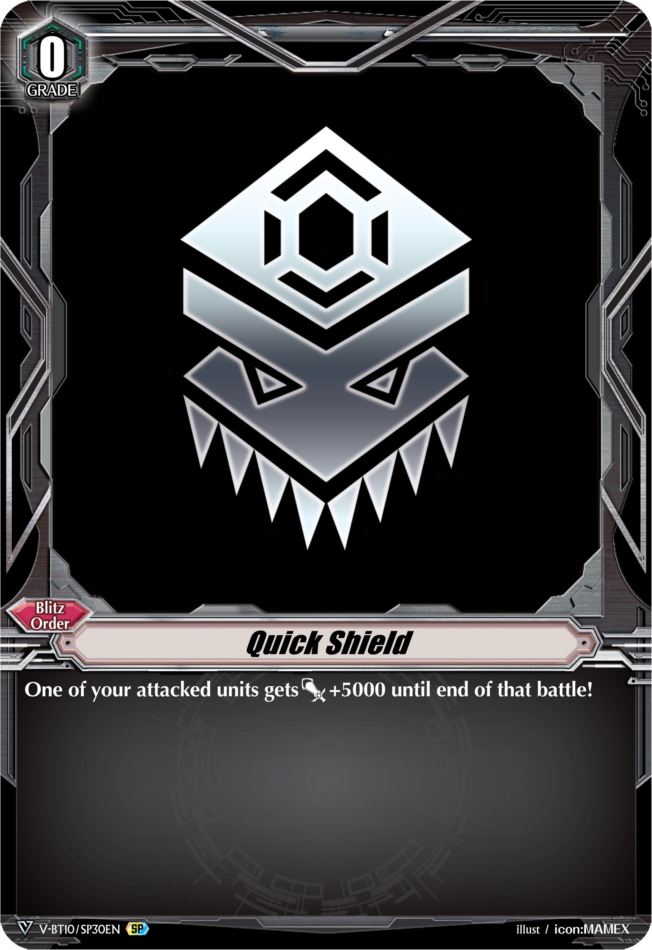 Quick Shield (Tachikaze) (V-BT10/SP30EN) [Phantom Dragon Aeon] | Pegasus Games WI