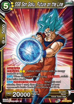 SSB Son Goku, Future on the Line (BT16-075) [Realm of the Gods] | Pegasus Games WI