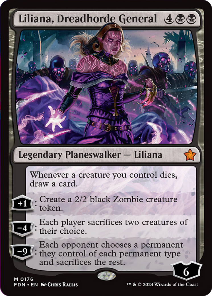 Liliana, Dreadhorde General [Foundations] | Pegasus Games WI