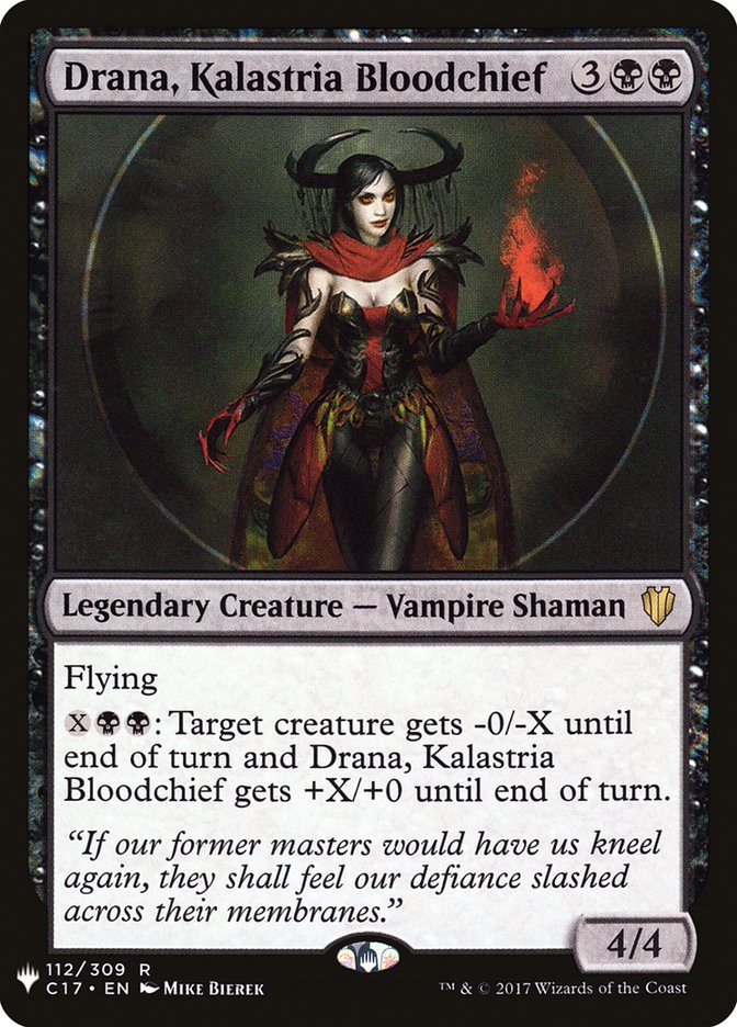 Drana, Kalastria Bloodchief [The List] | Pegasus Games WI