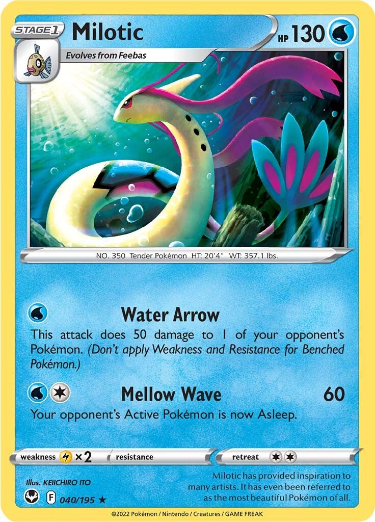 Milotic (040/195) [Sword & Shield: Silver Tempest] | Pegasus Games WI