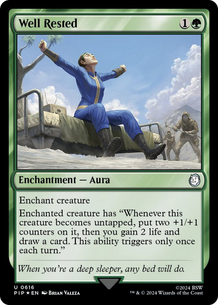 Well Rested (Surge Foil) [Fallout] | Pegasus Games WI