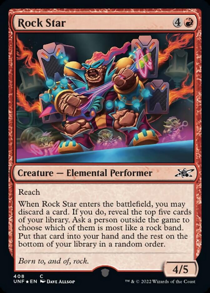 Rock Star (Galaxy Foil) [Unfinity] | Pegasus Games WI