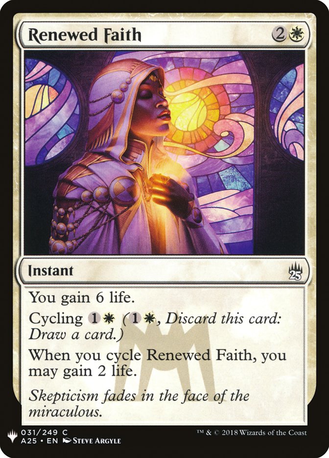 Renewed Faith [Mystery Booster] | Pegasus Games WI
