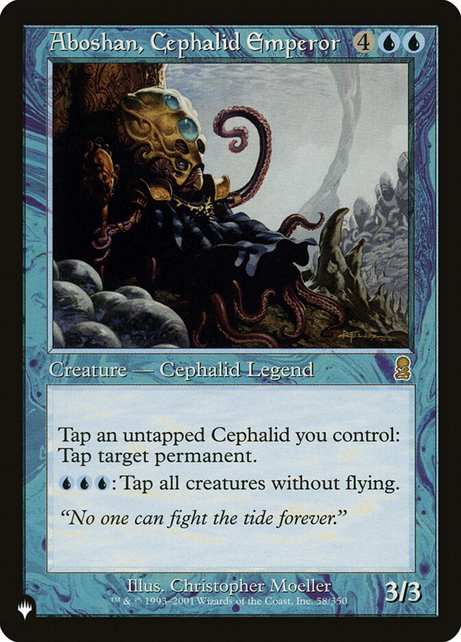 Aboshan, Cephalid Emperor [The List] | Pegasus Games WI