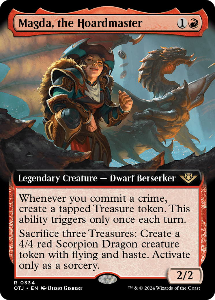 Magda, the Hoardmaster (Extended Art) [Outlaws of Thunder Junction] | Pegasus Games WI