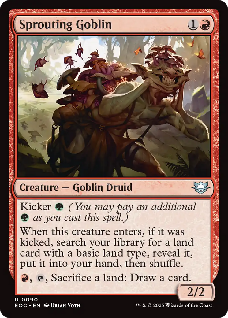 Sprouting Goblin [Edge of Eternities Commander] | Pegasus Games WI