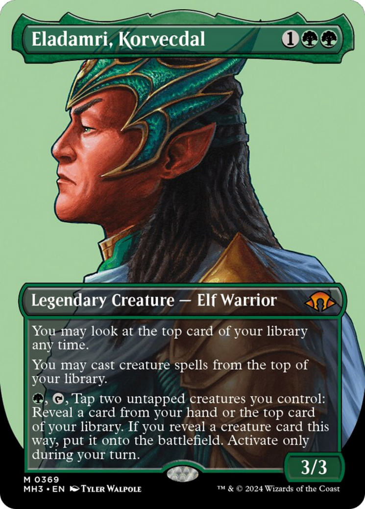 Eladamri, Korvecdal (Borderless) [Modern Horizons 3] | Pegasus Games WI