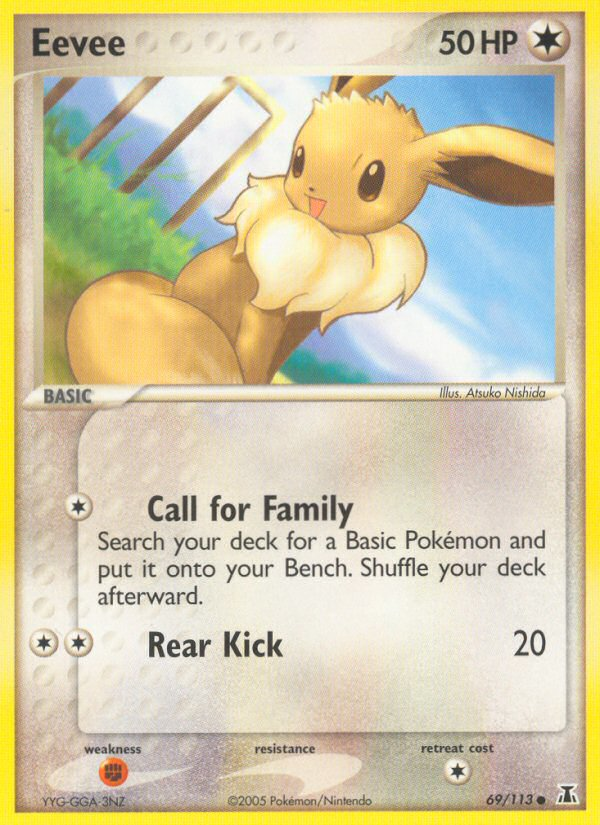 Eevee (69/113) [EX: Delta Species] | Pegasus Games WI