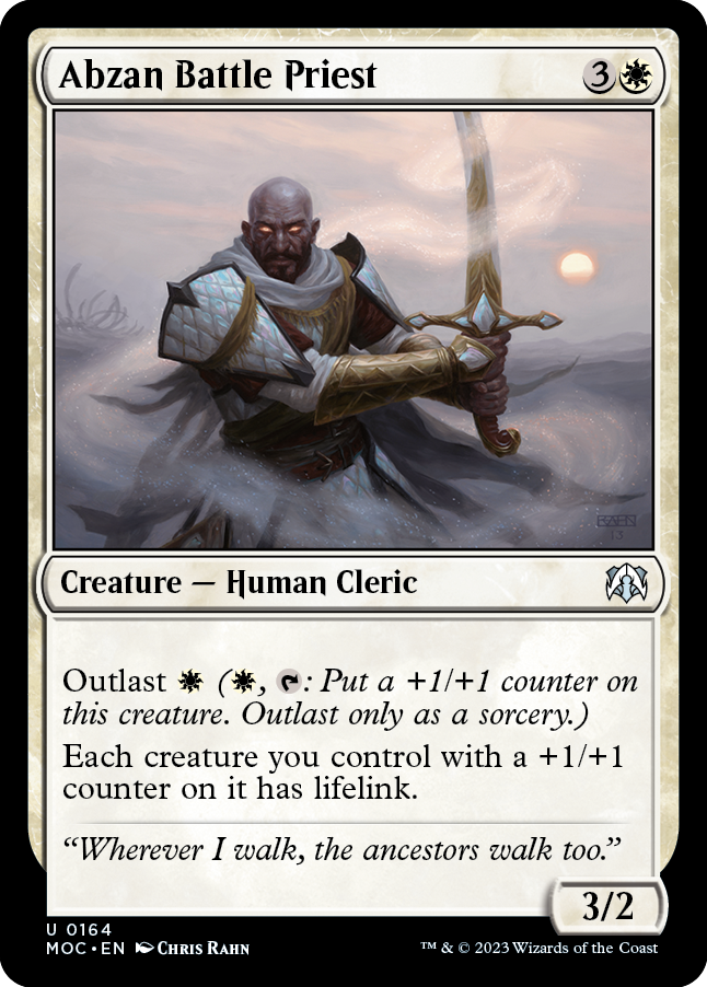 Abzan Battle Priest [March of the Machine Commander] | Pegasus Games WI