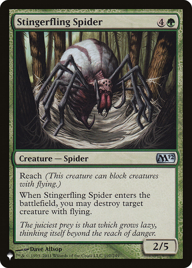 Stingerfling Spider [The List Reprints] | Pegasus Games WI