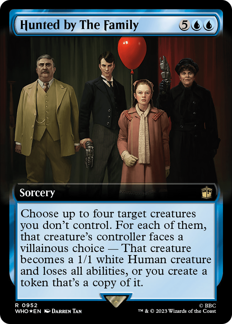 Hunted by The Family (Extended Art) (Surge Foil) [Doctor Who] | Pegasus Games WI