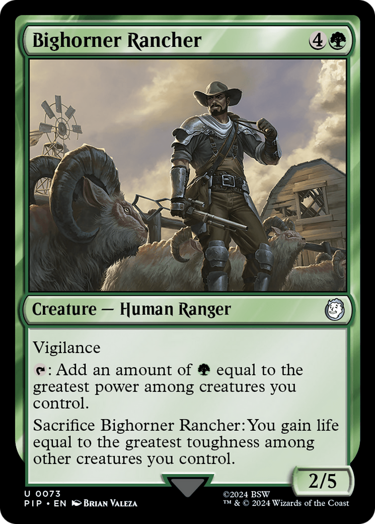 Bighorner Rancher [Fallout] | Pegasus Games WI