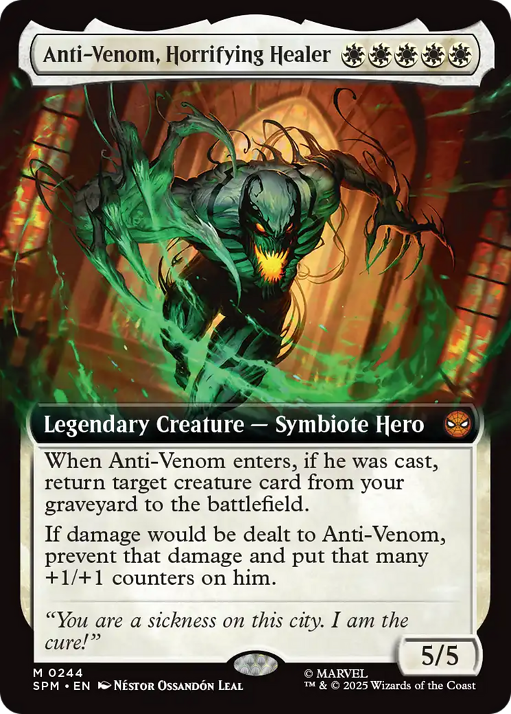 Anti-Venom, Horrifying Healer (Extended Art) [Marvel's Spider-Man] | Pegasus Games WI
