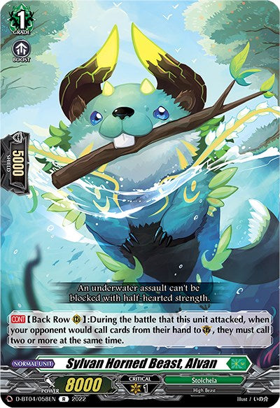 Sylvan Horned Beast, Alvan (D-BT04/058EN) [Awakening of Chakrabarthi] | Pegasus Games WI