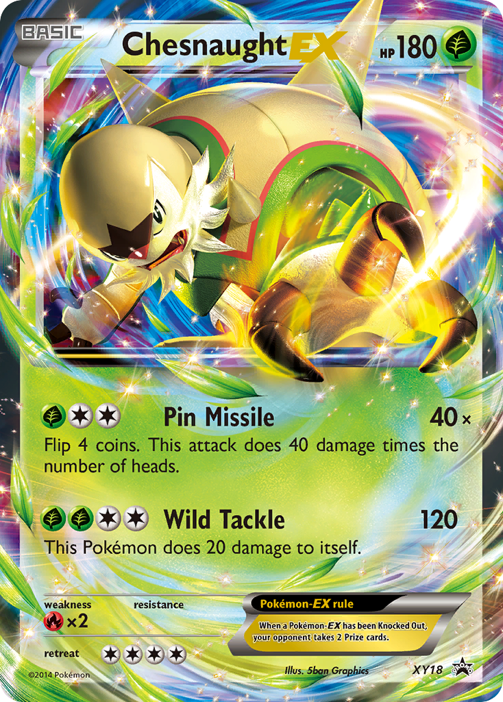 Chesnaught EX (XY18) [XY: Black Star Promos] | Pegasus Games WI