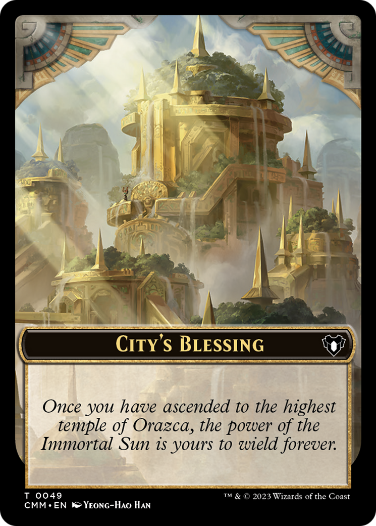 City's Blessing // Ogre Double-Sided Token [Commander Masters Tokens] | Pegasus Games WI