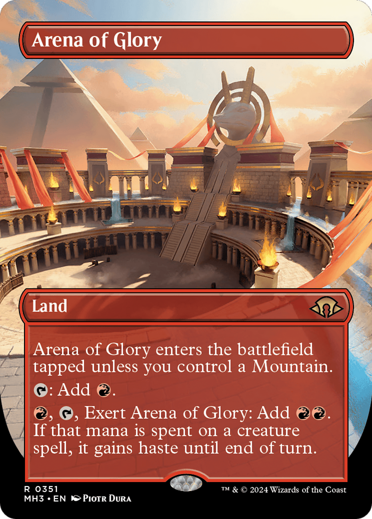 Arena of Glory (Borderless) [Modern Horizons 3] | Pegasus Games WI