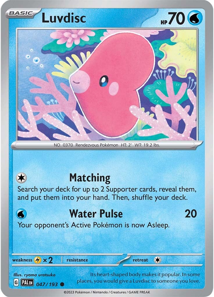 Luvdisc (047/193) [Scarlet & Violet: Paldea Evolved] | Pegasus Games WI