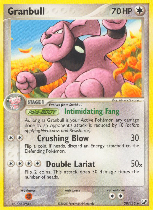 Granbull (39/115) [EX: Unseen Forces] | Pegasus Games WI