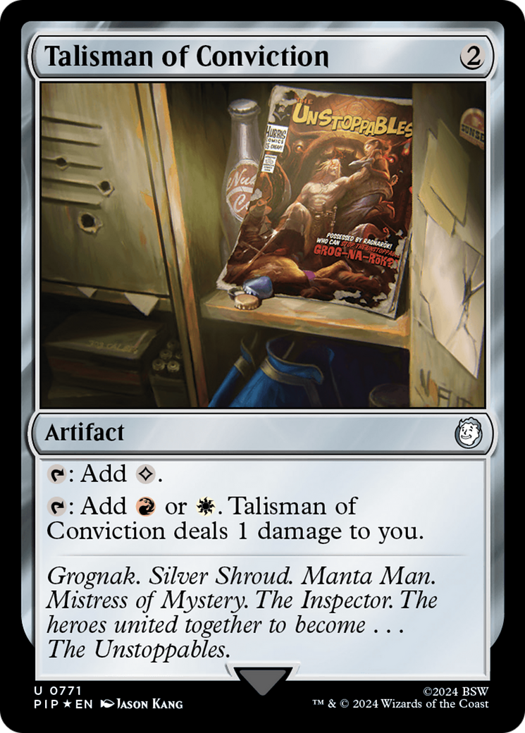 Talisman of Conviction (Surge Foil) [Fallout] | Pegasus Games WI