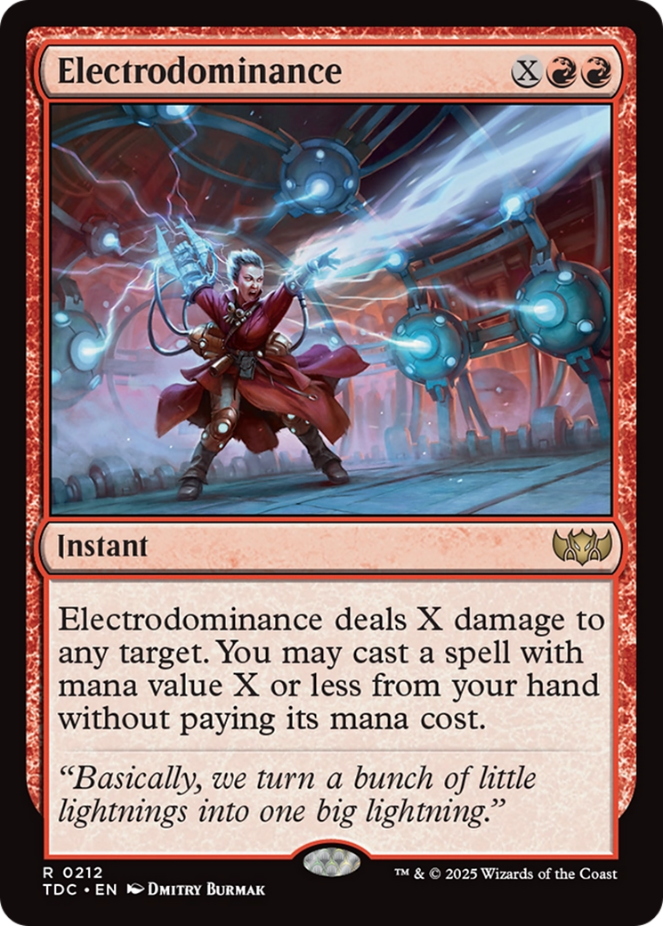 Electrodominance [Tarkir: Dragonstorm Commander] | Pegasus Games WI