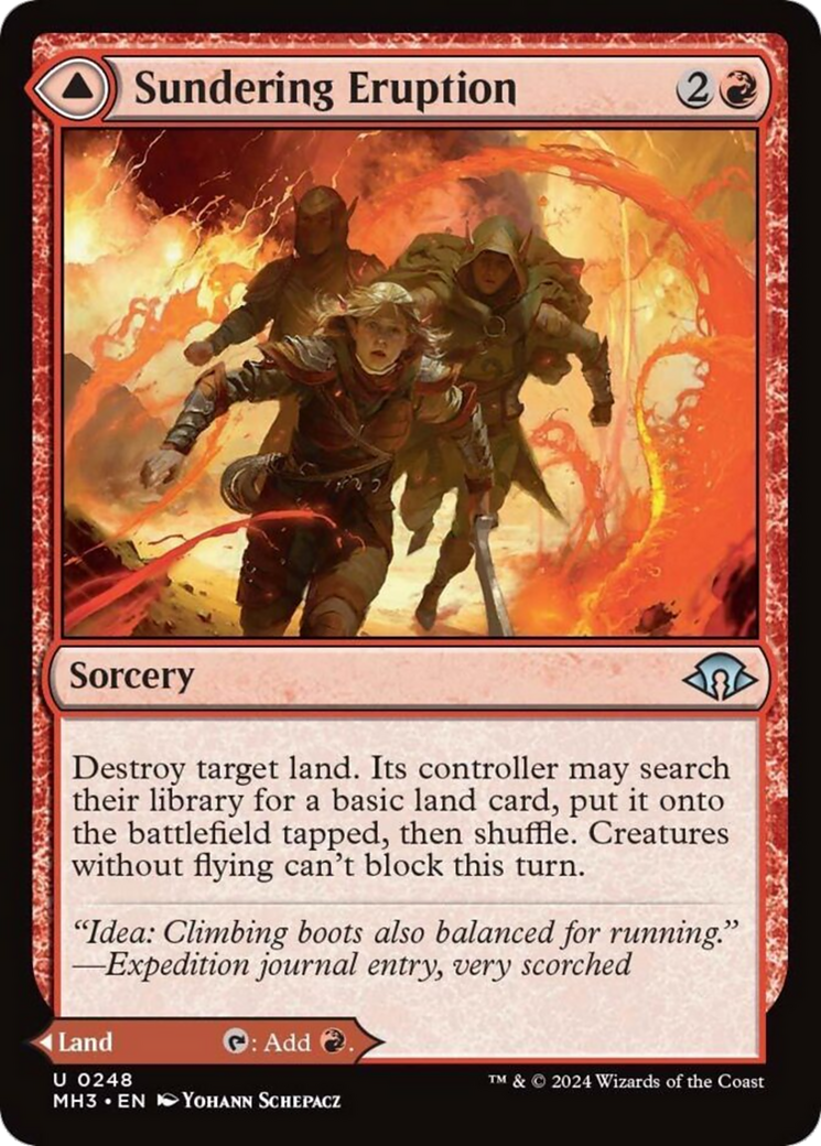 Sundering Eruption // Volcanic Fissure [Modern Horizons 3] | Pegasus Games WI