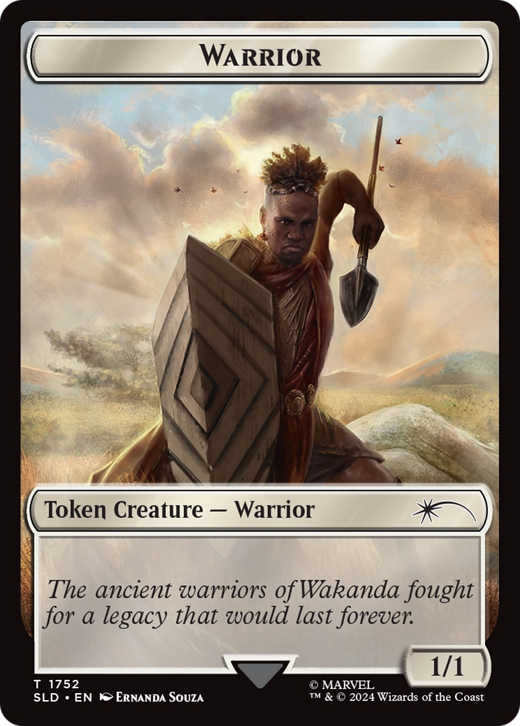 Warrior Token [Secret Lair Drop Series] | Pegasus Games WI