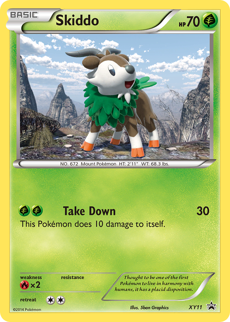 Skiddo (XY11) [XY: Black Star Promos] | Pegasus Games WI