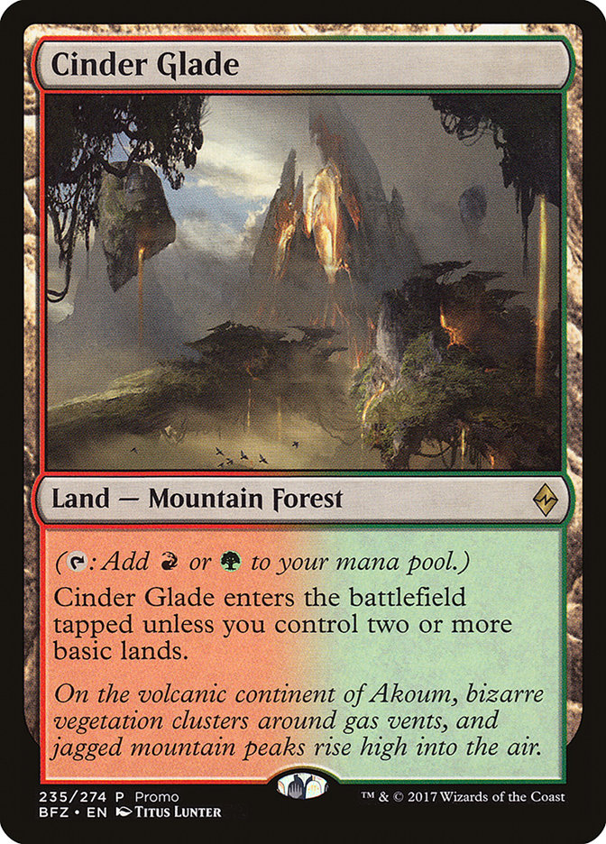 Cinder Glade (Promo) [Standard Showdown Promos] | Pegasus Games WI