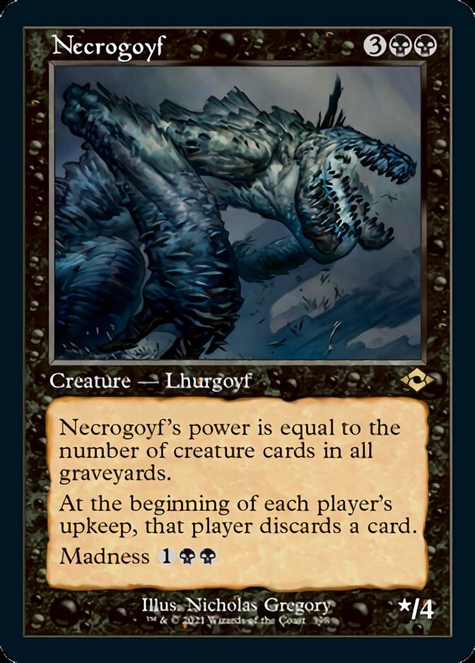 Necrogoyf (Retro Foil Etched) [Modern Horizons 2] | Pegasus Games WI
