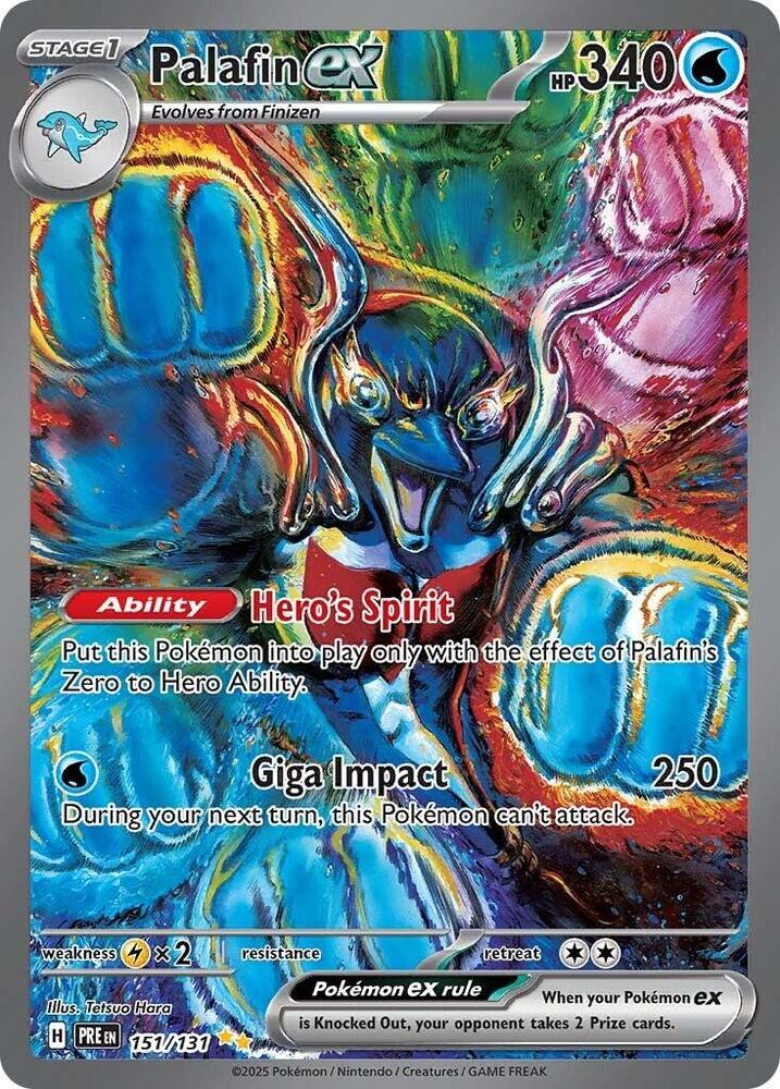 Palafin ex (151/131) [Scarlet & Violet: Prismatic Evolutions] | Pegasus Games WI