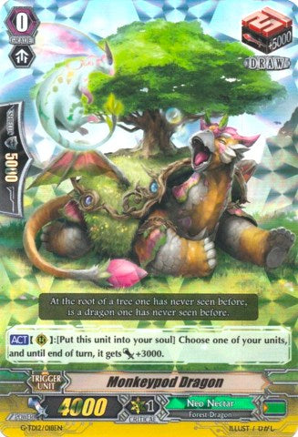 Monkeypod Dragon (RRR) (G-TD12/018EN) [Flower Princess of Abundant Blooming] | Pegasus Games WI