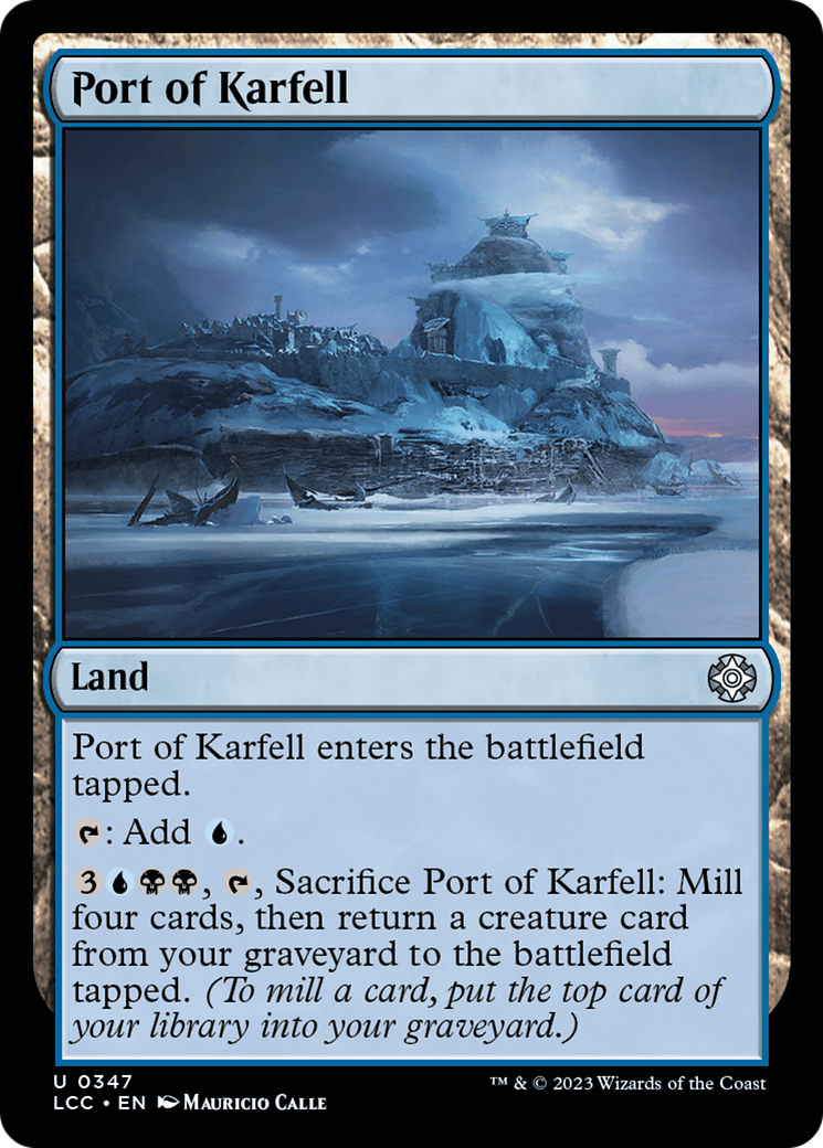 Port of Karfell [The Lost Caverns of Ixalan Commander] | Pegasus Games WI