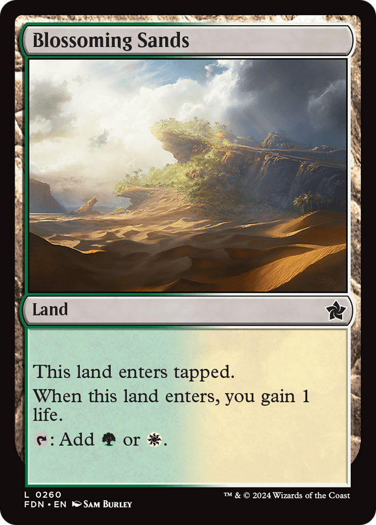 Blossoming Sands [Foundations] | Pegasus Games WI