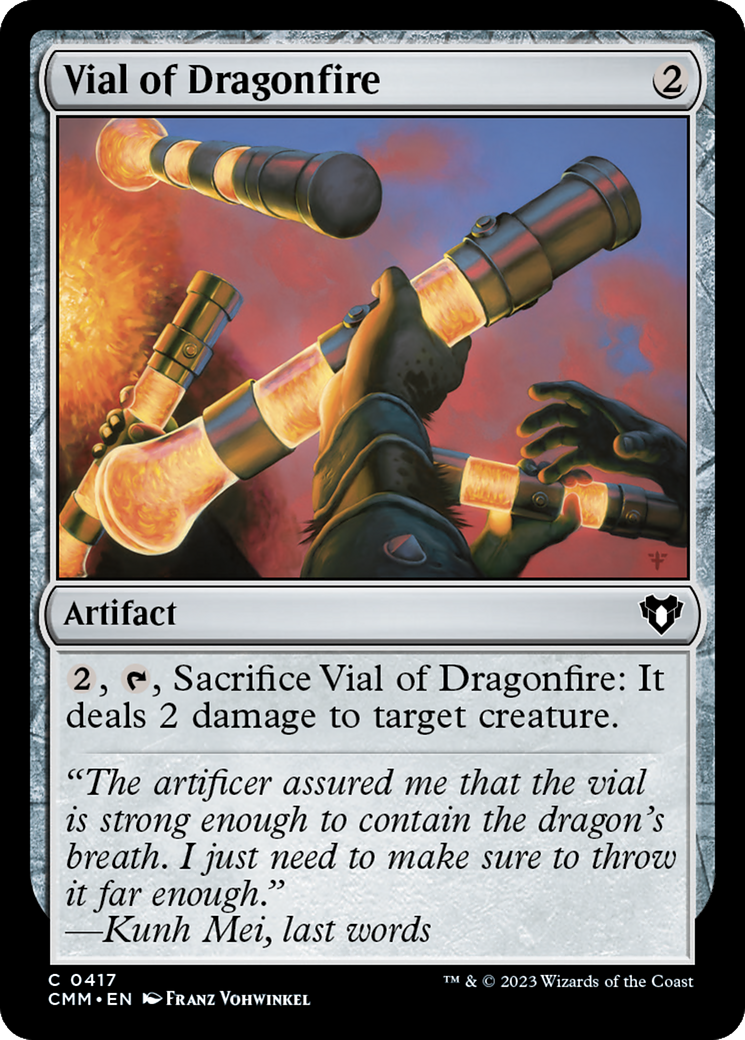 Vial of Dragonfire [Commander Masters] | Pegasus Games WI