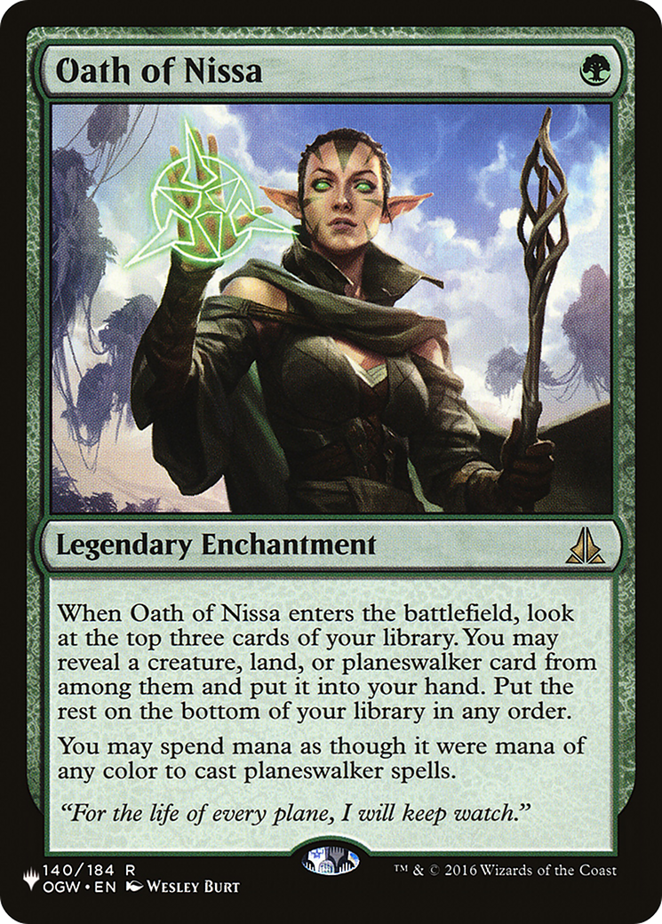 Oath of Nissa [The List] | Pegasus Games WI