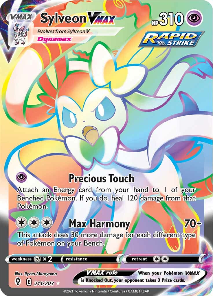 Sylveon VMAX (211/203) [Sword & Shield: Evolving Skies] | Pegasus Games WI