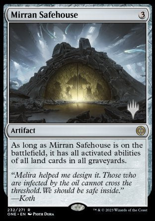 Mirran Safehouse (Promo Pack) [Phyrexia: All Will Be One Promos] | Pegasus Games WI