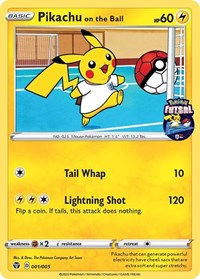 Pikachu on the Ball (001/005) [Miscellaneous Cards] | Pegasus Games WI