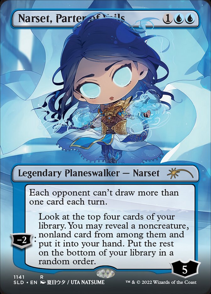 Narset, Parter of Veils (Borderless) [Secret Lair Drop Series] | Pegasus Games WI