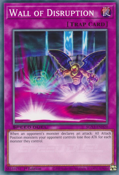 Wall of Disruption [SGX3-ENH20] Common | Pegasus Games WI