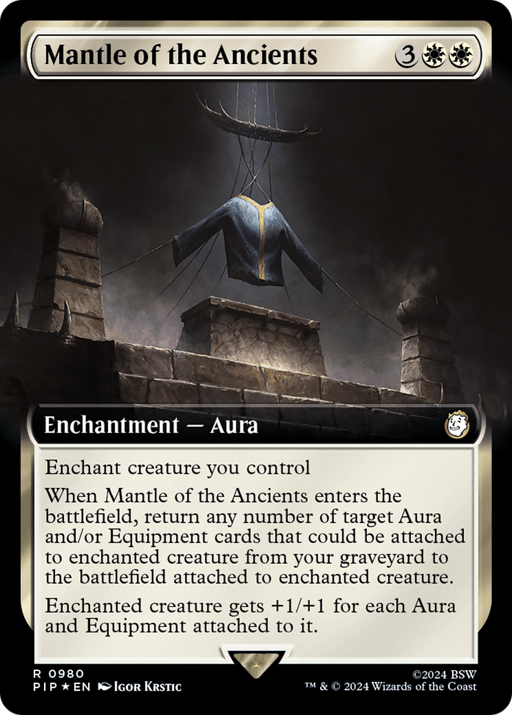 Mantle of the Ancients (Extended Art) (Surge Foil) [Fallout] | Pegasus Games WI