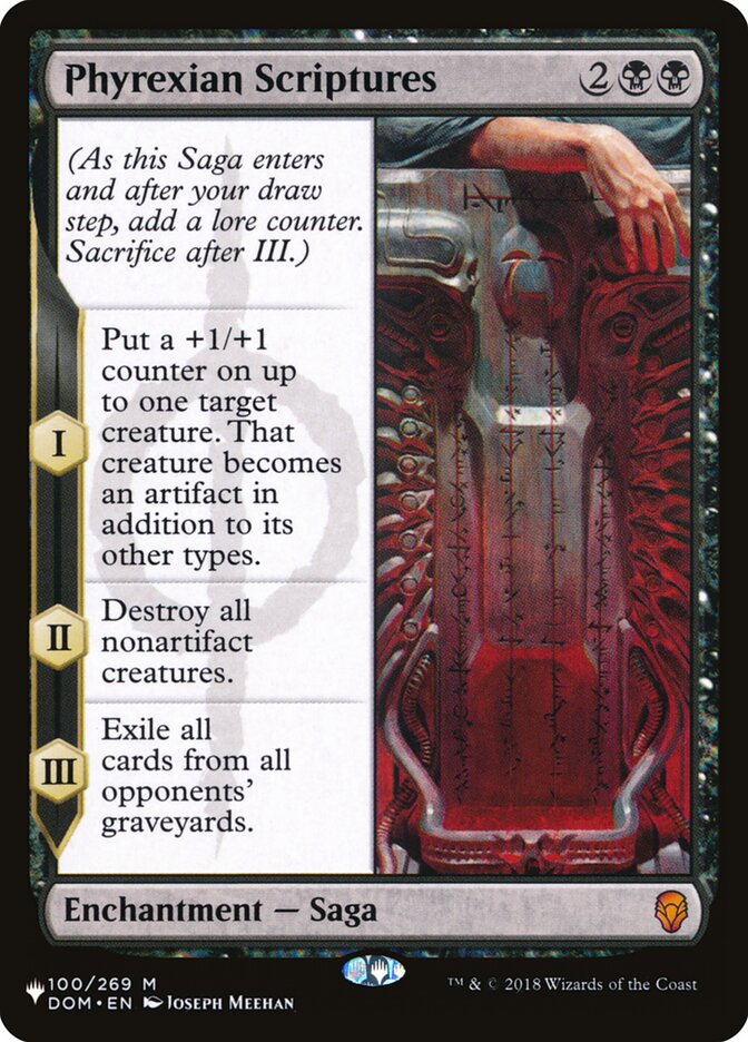 Phyrexian Scriptures [The List] | Pegasus Games WI